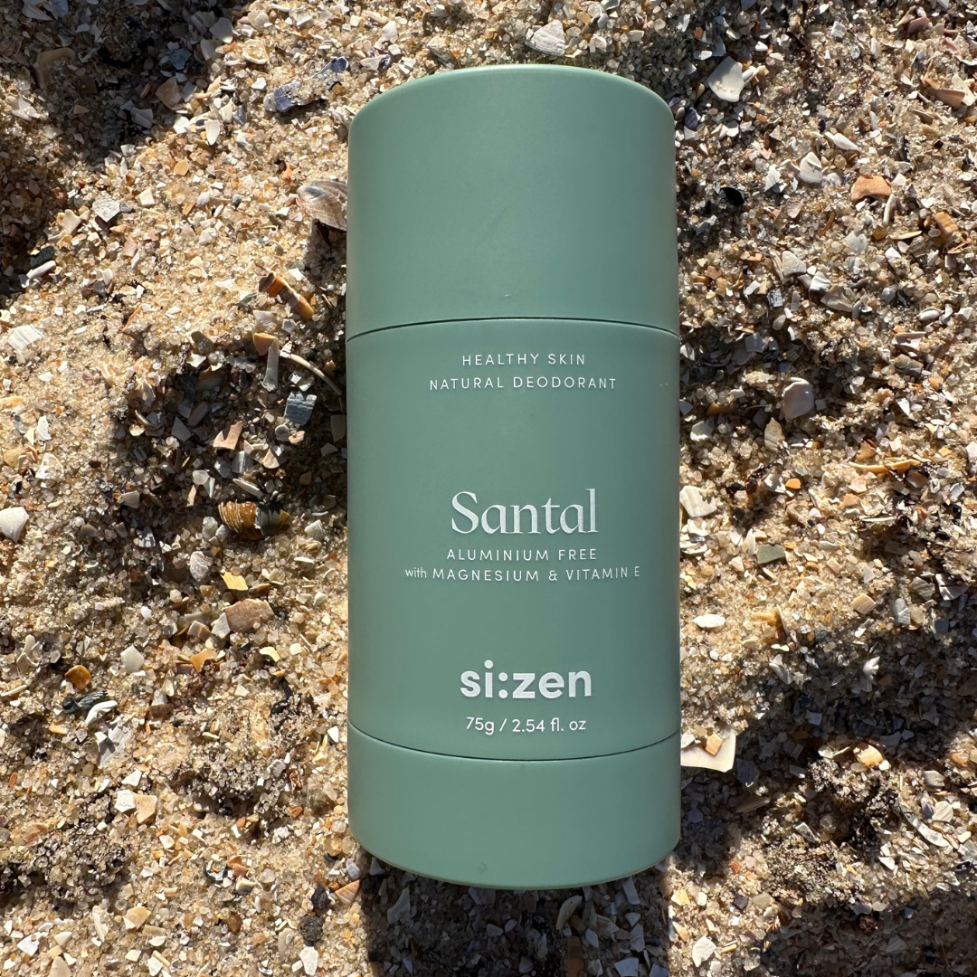 Natural Deodorant for Sensitive Skin – Aluminium-Free, Long-Lasting Odour Protection (Santal, 75g)