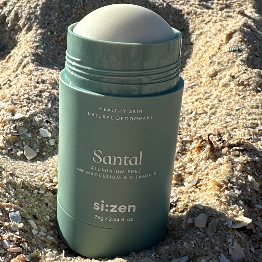 Natural Deodorant for Sensitive Skin – Aluminium-Free, Long-Lasting Odour Protection (Santal, 75g)